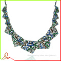 high quality latestdesigns wholesale cheap handmade craft acrylic beads necklace with steel chain